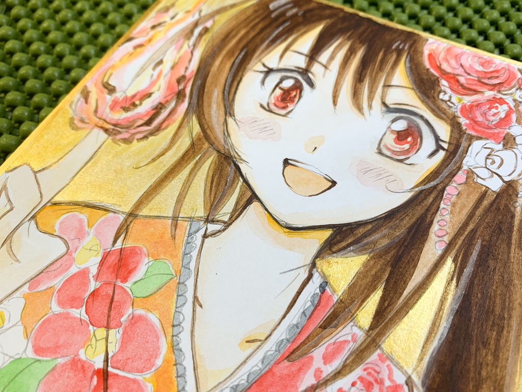 【各種1点物】2023 新年Twitterのミニ色紙(※〜1月中旬頃まで)