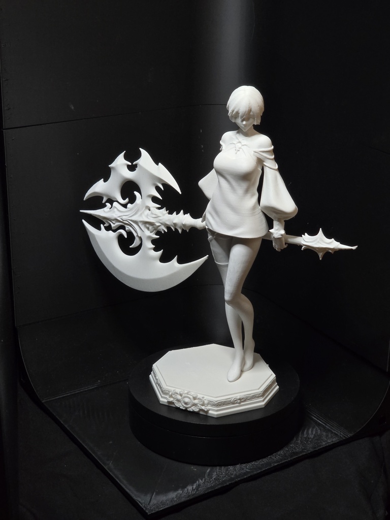 1/7 バトルアックスウォリアー フィギュア 製表面処理済・塗装準備完了