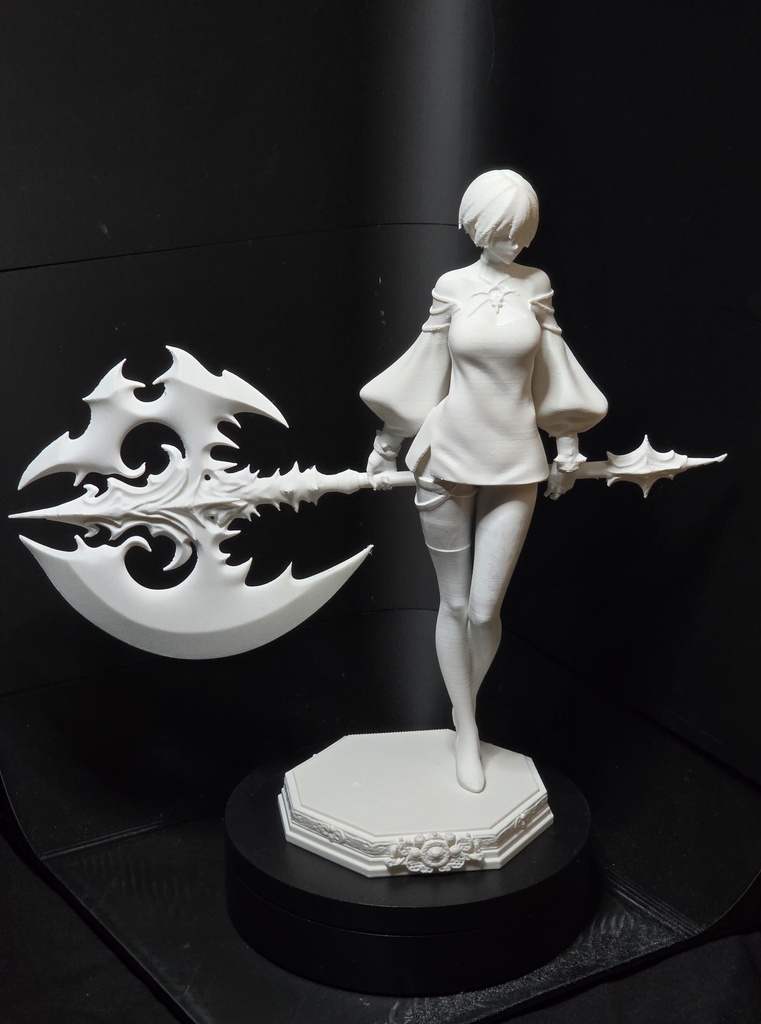 1/7  バトルアックスウォリアー   フィギュア  製表面処理済・塗装準備完了