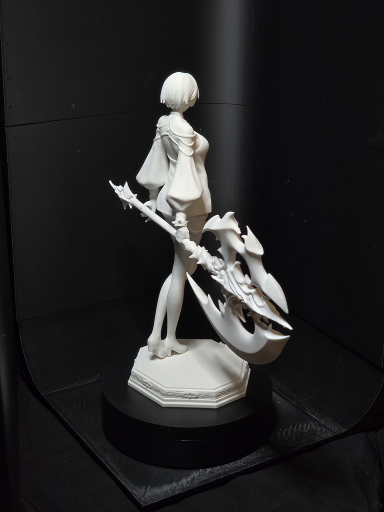 1/7 バトルアックスウォリアー フィギュア 製表面処理済・塗装準備完了