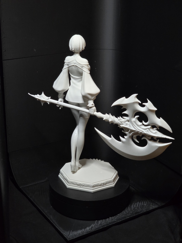 1/7 バトルアックスウォリアー フィギュア 製表面処理済・塗装準備完了