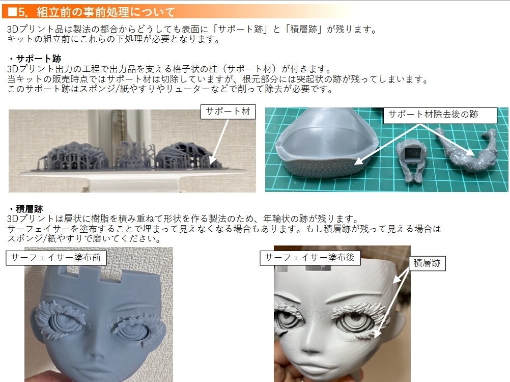 光造形」3Dプリント品の取り扱い注意資料 - Shade3D研究会 - BOOTH