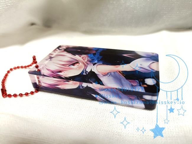 【C107】ToS闇ウィズくんアクリルブロックキーホルダー