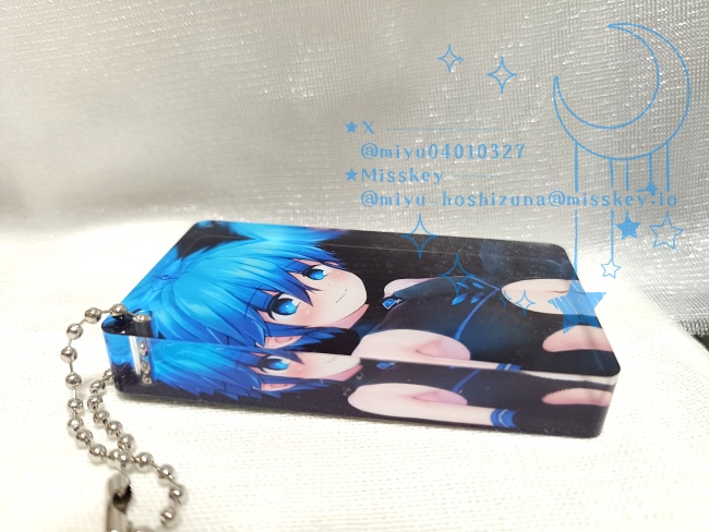 【C107】ソーマアクリルブロックキーホルダー