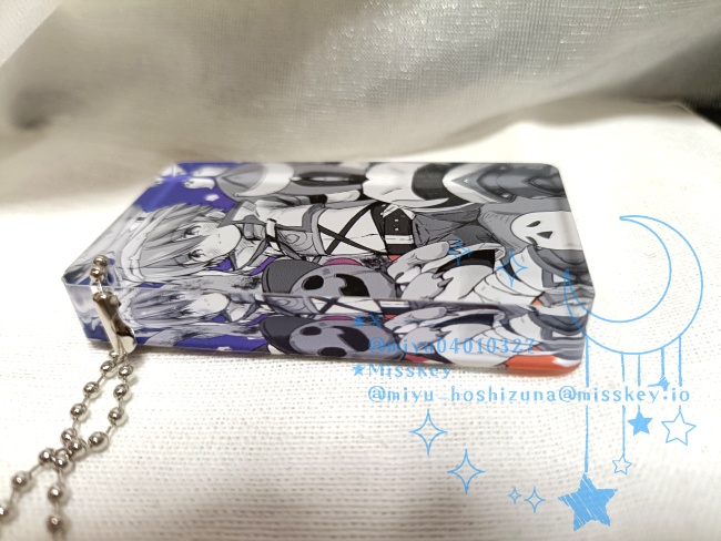 【C107】ソーマアクリルブロックキーホルダー