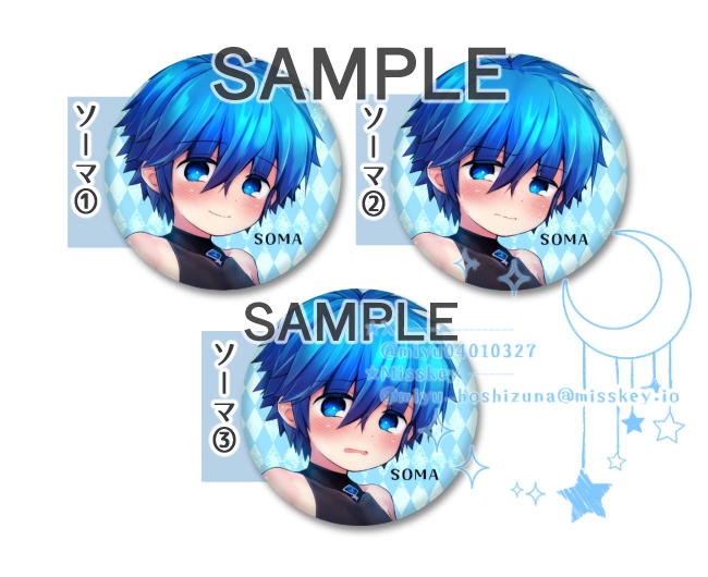 【C107】ソーマ缶バッジ