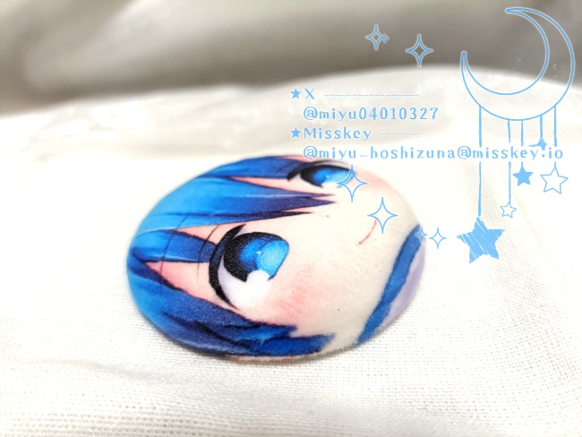 【C107】ソーマ顔缶バッジ