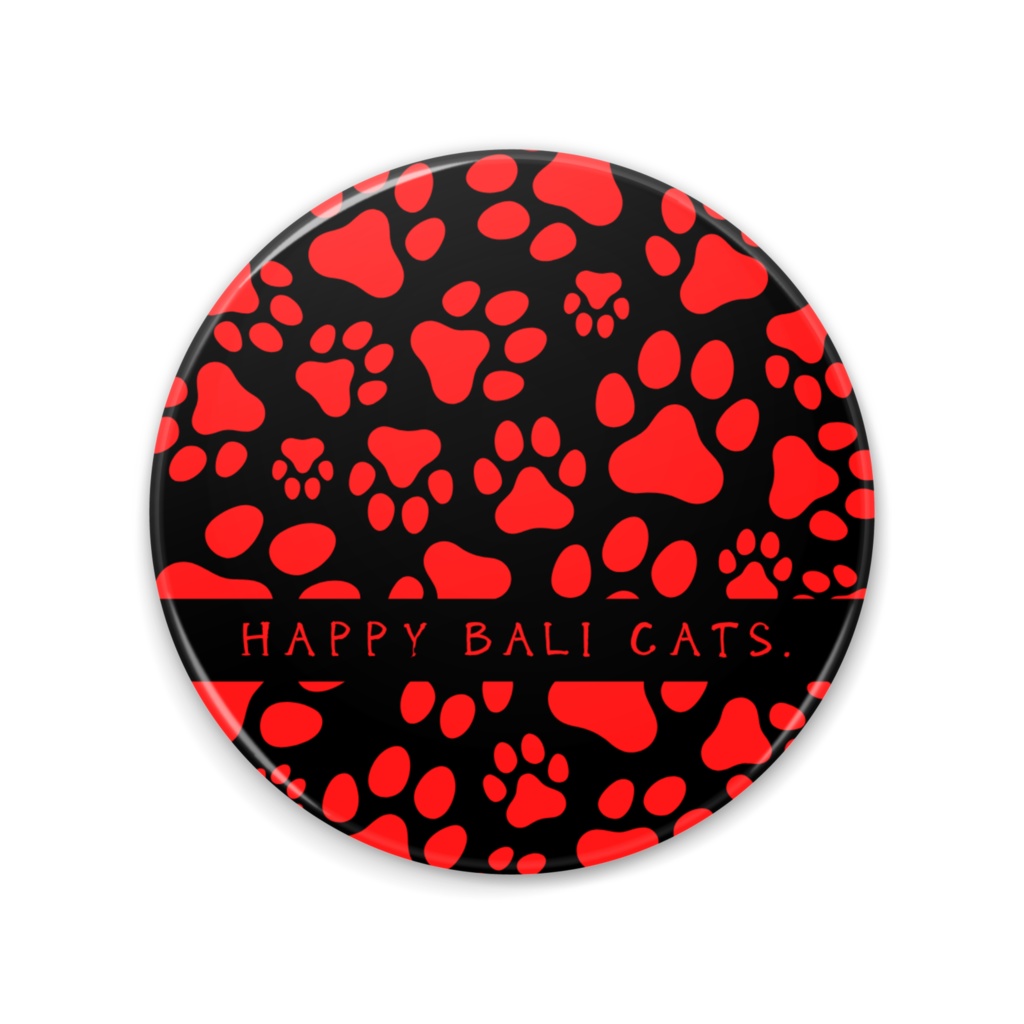 【バリ猫応援】Happy bali catsオリジナル缶ミラー