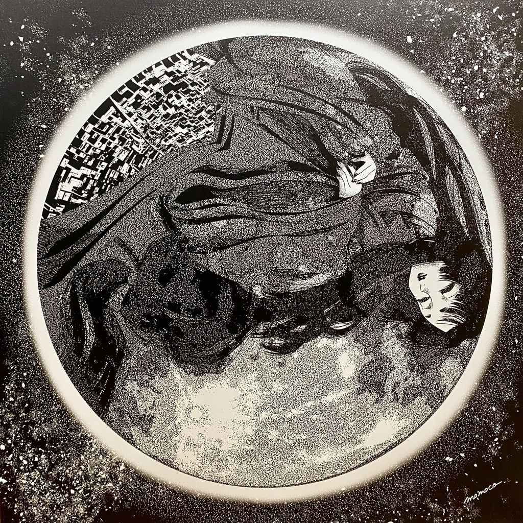 Tシャツ/Half moon