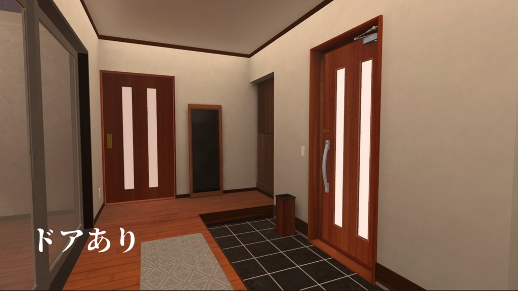 【VRChat向けWorld】和MODERN HOUSE【VCC対応】