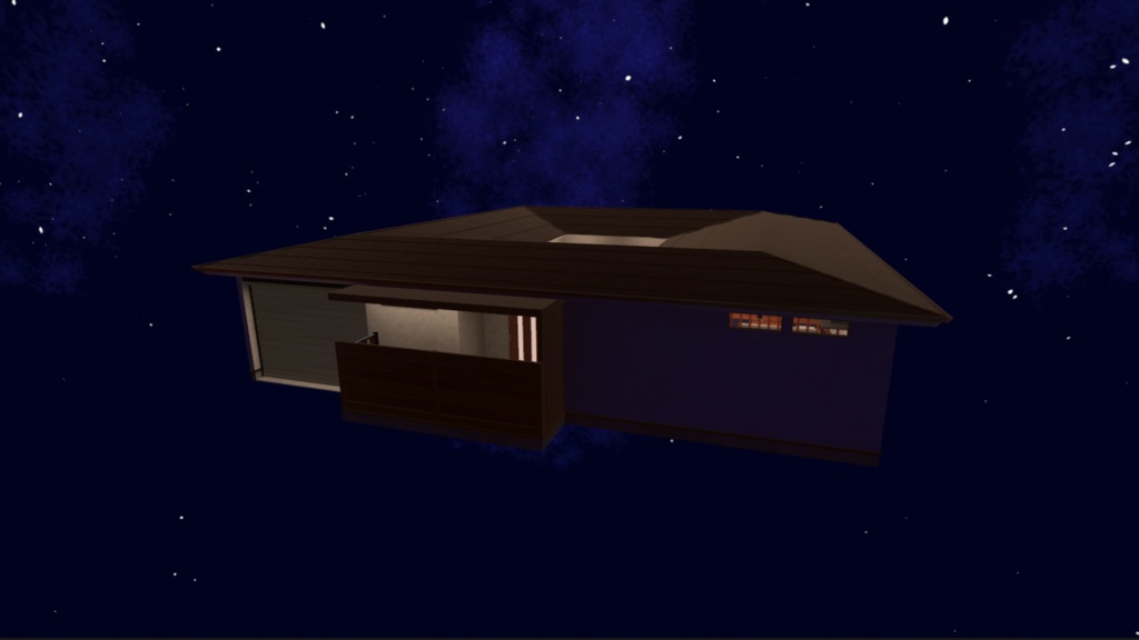 【VRChat向けWorld】和MODERN HOUSE【VCC対応】