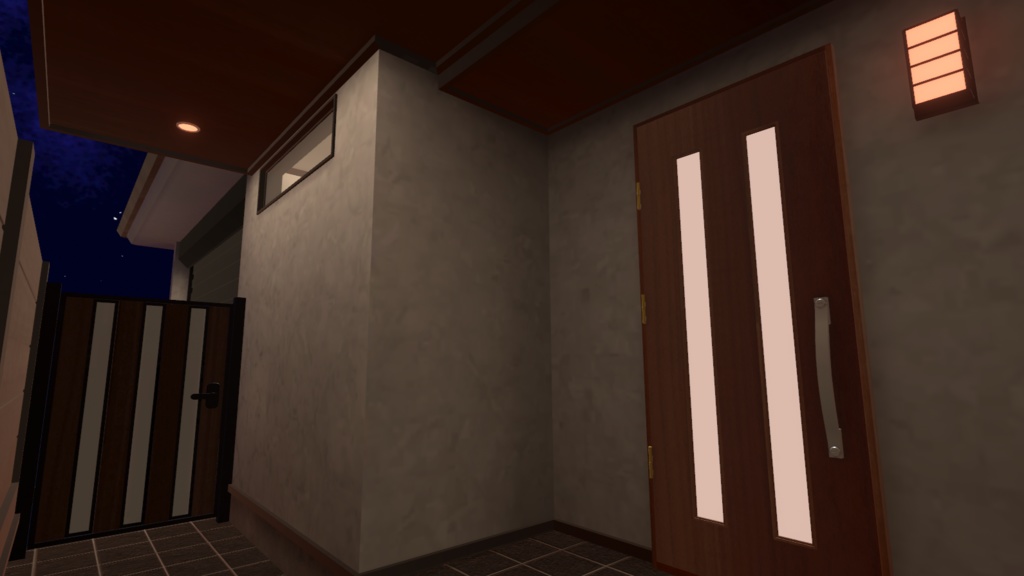 【VRChat向けWorld】和MODERN HOUSE【VCC対応】