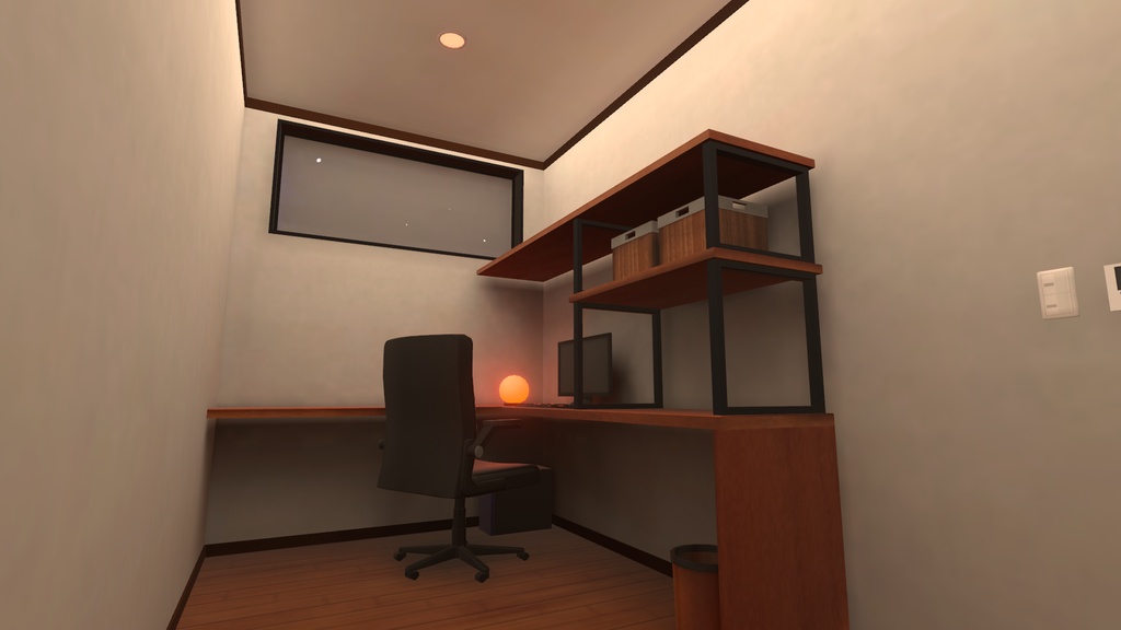 【VRChat向けWorld】和MODERN HOUSE【VCC対応】