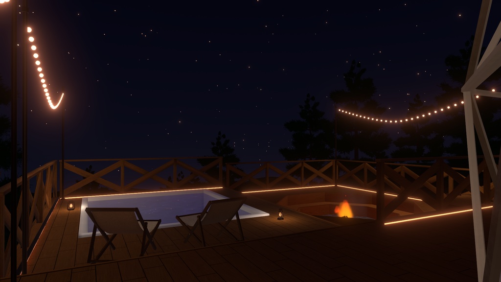 VRCワールド「瞬く星のひみつきち」