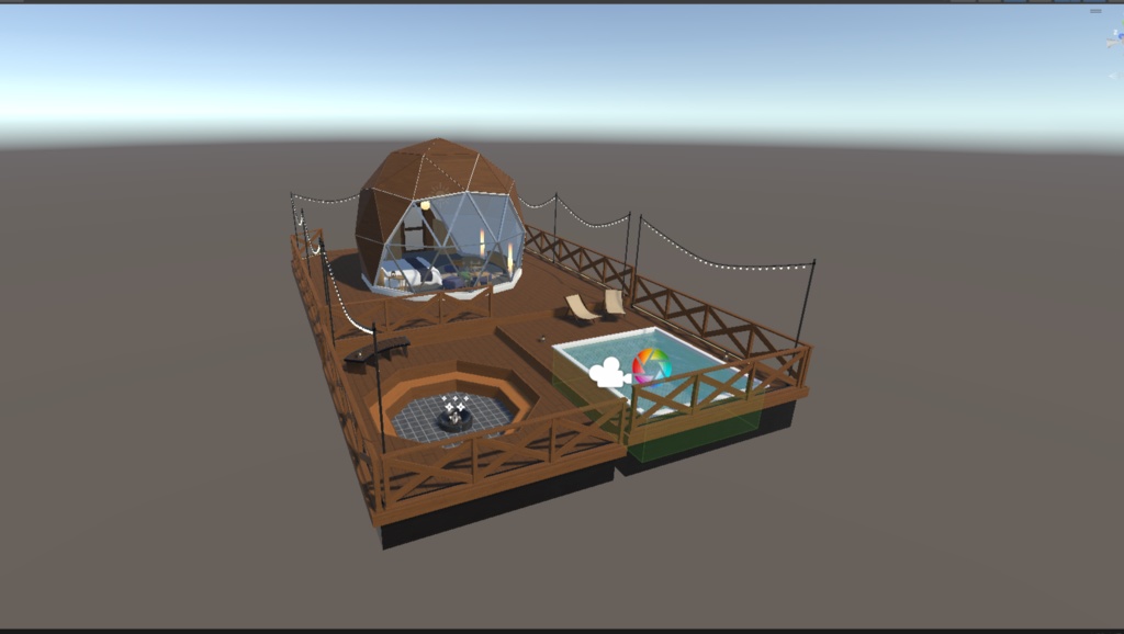 VRCワールド「瞬く星のひみつきち」