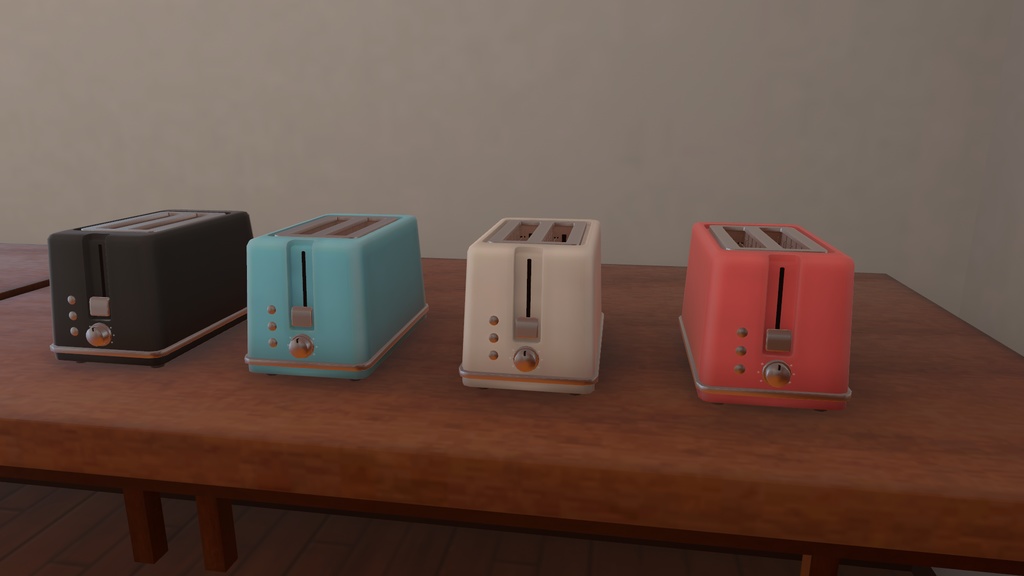 VRChat Udon用ギミック「ポップアップトースターセット」