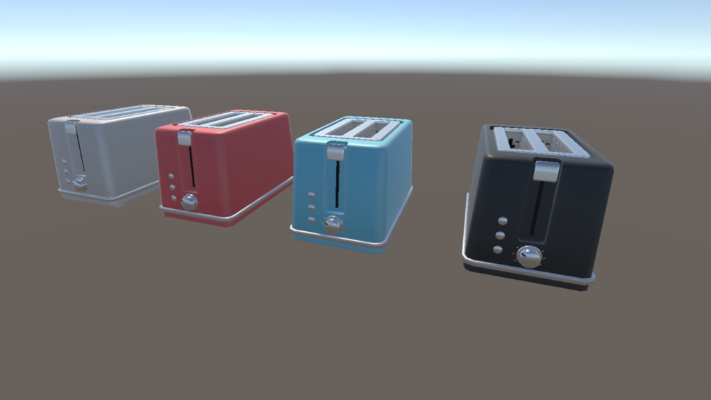 VRChat Udon用ギミック「ポップアップトースターセット」