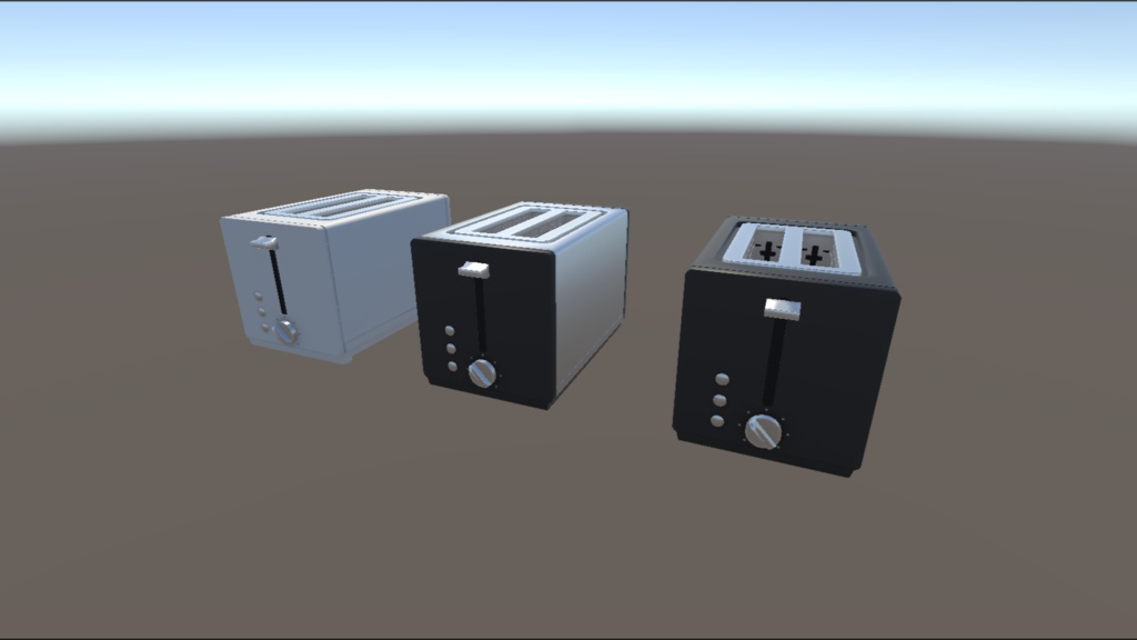 VRChat Udon用ギミック「ポップアップトースターセット」