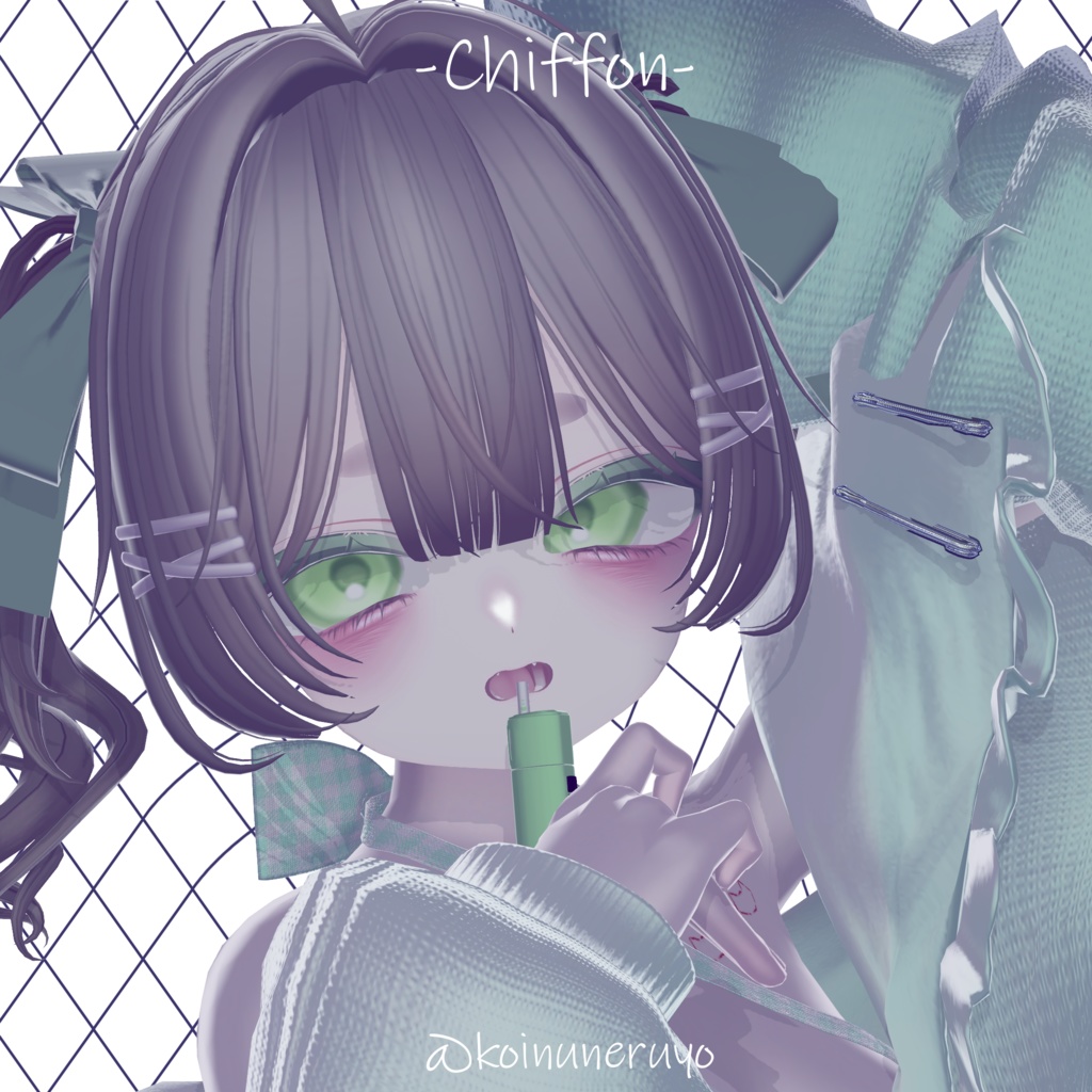 〈キプフェル・シフォン対応〉fuwafurueye texturetu