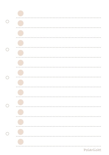 マイクロ5、A7正寸サイズ リストリフィル
