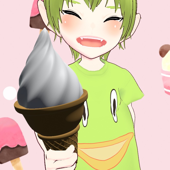 Free 3Dモデル ソフトクリーム Softcream アイス icecream