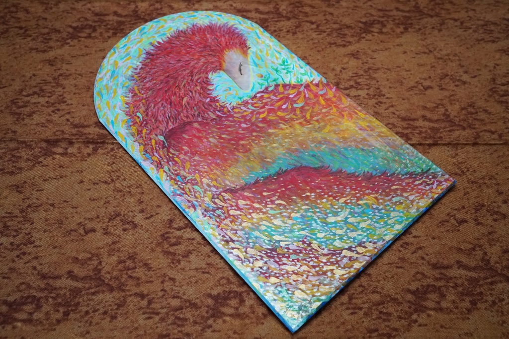 水彩画『Birth of Life｜命龍』Watercolor Painting [ Birth of Life – Dragon of Creation ]