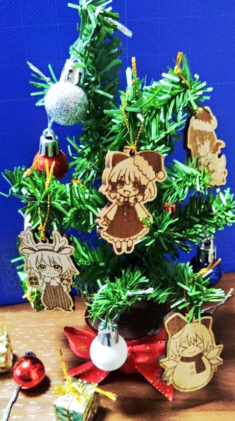 東方ミニクリスマスオーナメント