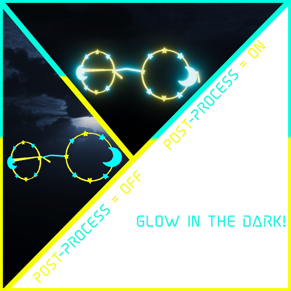 「3Dモデル」(FREE!)Star Glasses スターグラス (1.00)