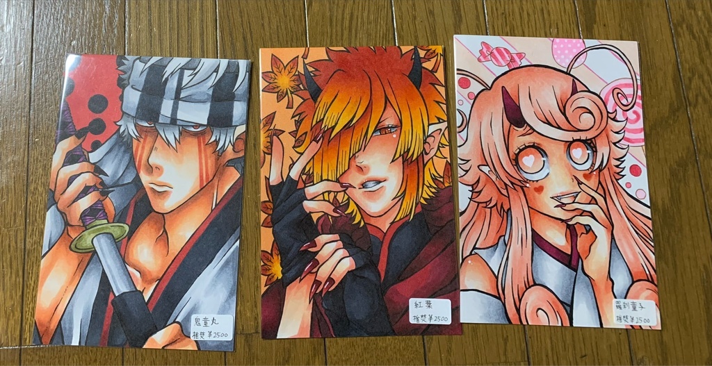 【ハガキ原画】ドローイング展vol.5作品