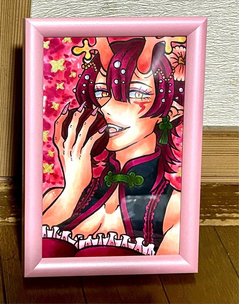 【ハガキ原画】鬼子母神