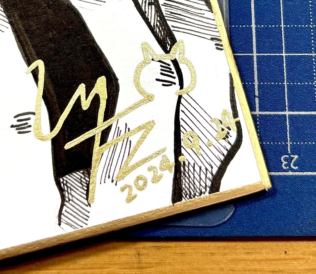 【中色紙】おにぎり鬼童丸