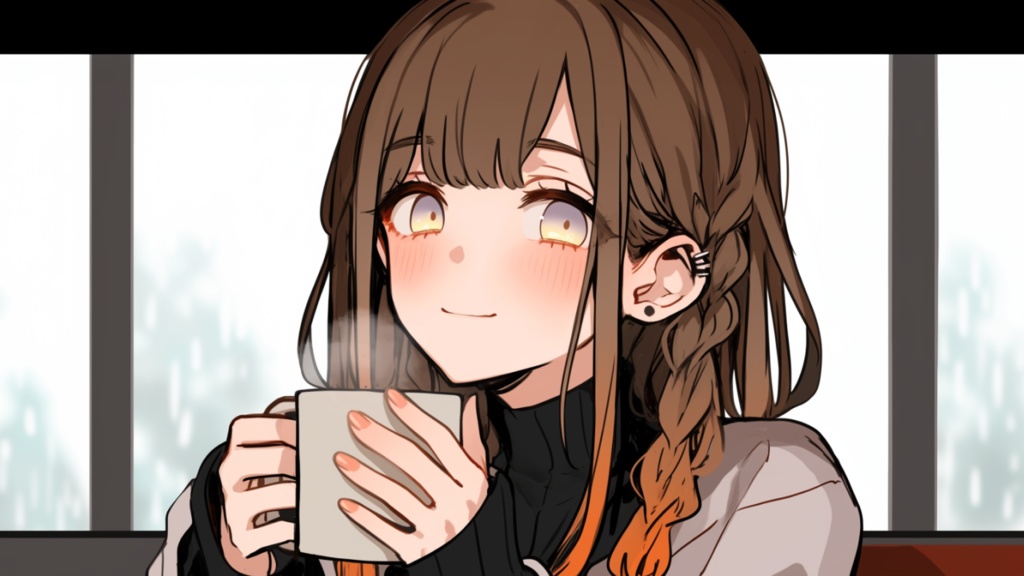 【フリーBGM】ゆきの街カフェ☕❄️ チル/やさしい/Lo-fi/癒し【作業・配信・勉強用】