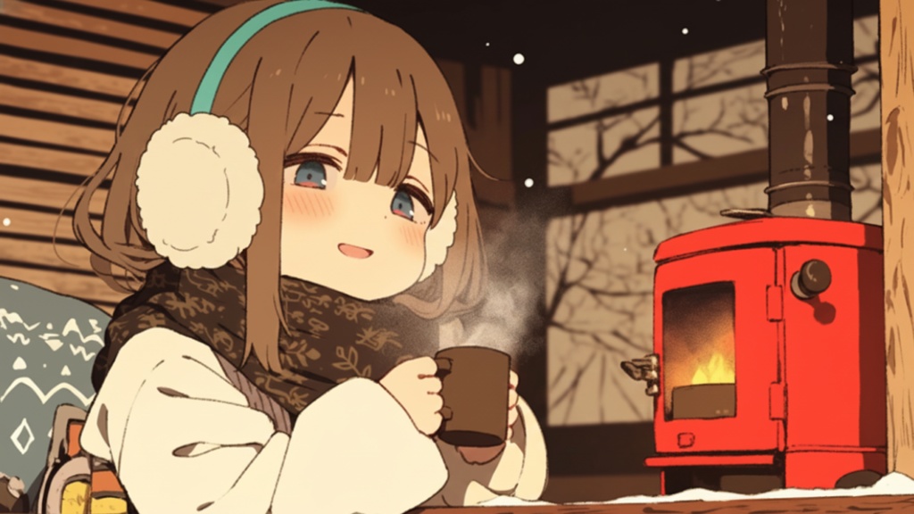 【フリーBGM】ストーブ日和🔥❄️ やさしい／チル／Lo-fi／冬【作業・配信・勉強用】
