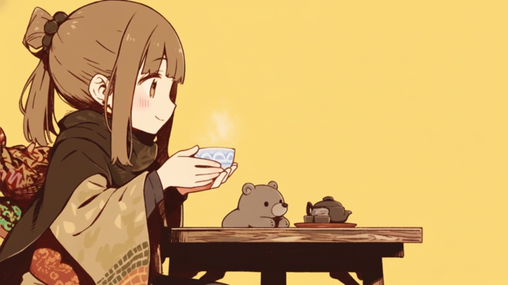 【フリーBGM】くまのぬいぐるみとティータイム🧸☕ やさしい／チル／Lo-fi【作業・配信・勉強用】
