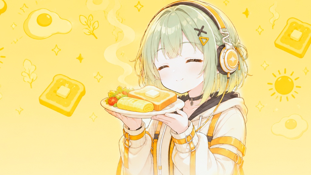 あさごはんの匂い🍳 かわいい・ポップ・朝活(1時間フリーBGM)
