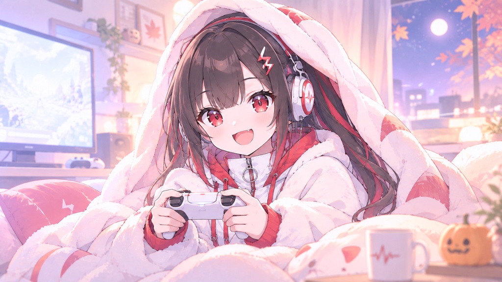 毛布かぶってゲーム🧣 かわいい・まったり・配信用（1時間フリーBGM）