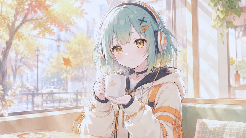 もう秋だね🍂 かわいい・チル・カフェ風（1時間フリーBGM）
