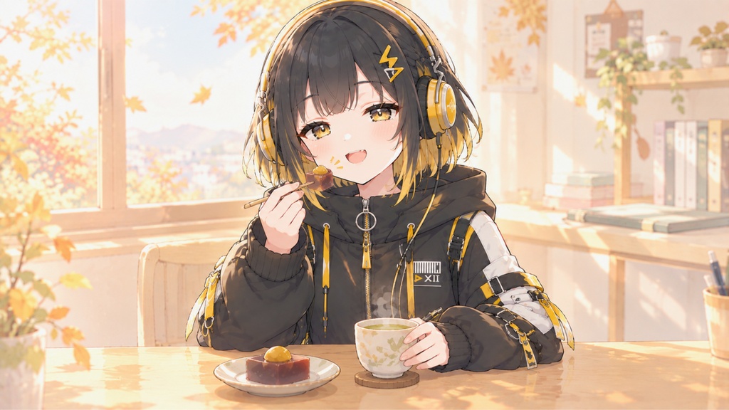 栗ようかんでひと休み🌰 かわいい・まったり・集中（1時間フリーBGM）