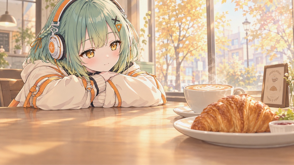 モーニングはパンとラテ🥐 かわいい・ポップ・カフェ風（1時間フリーBGM）