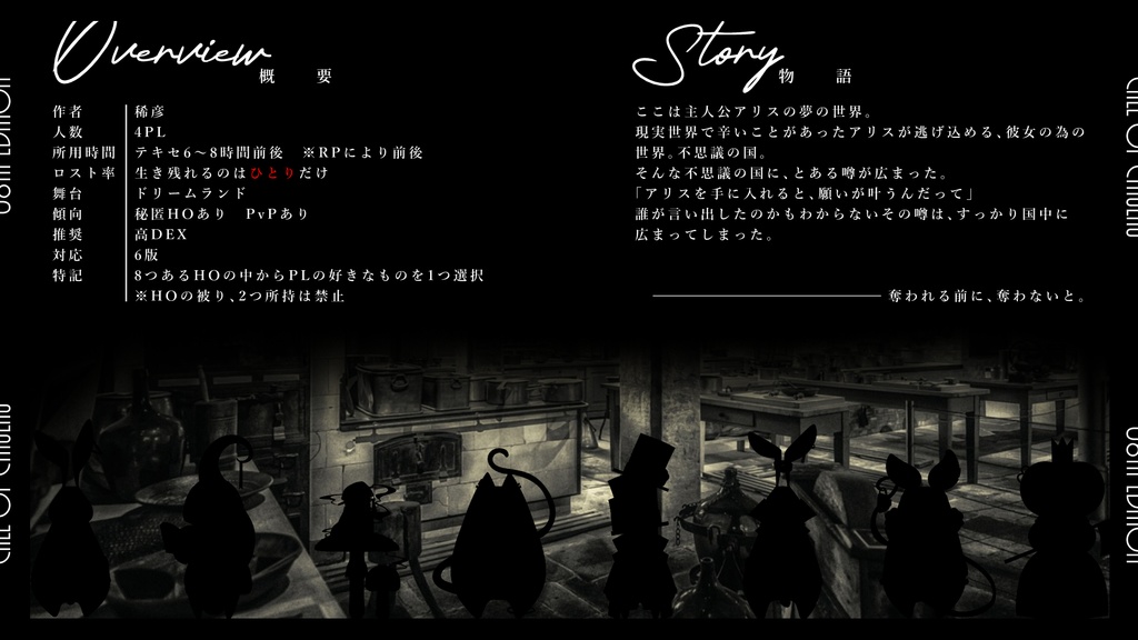 【CoC】Alice is main.【SPLL:E109784】