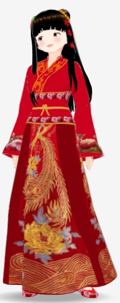  Hanfu/漢服のウェディングドレス