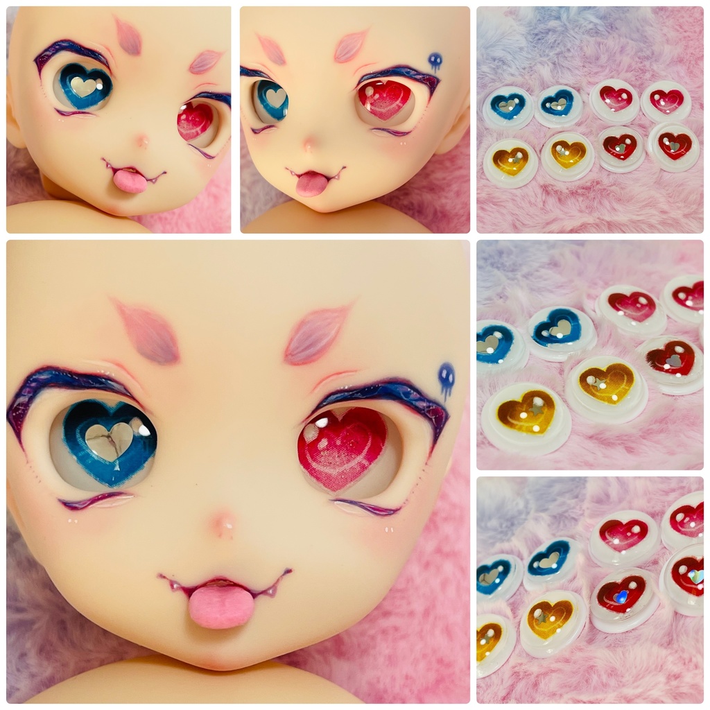 リトでびアイ(カボションアイ)MDDなどに 3つ入りセット