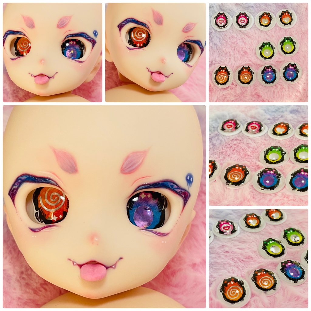 リトでびアイ(カボションアイ)MDDなどに 3つ入りセット