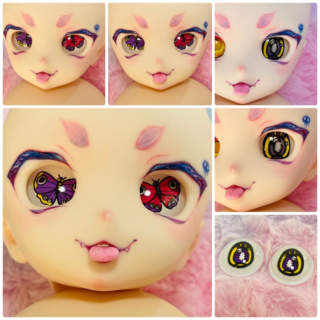 リトでびアイ(カボションアイ)MDDなどに 3つ入りセット