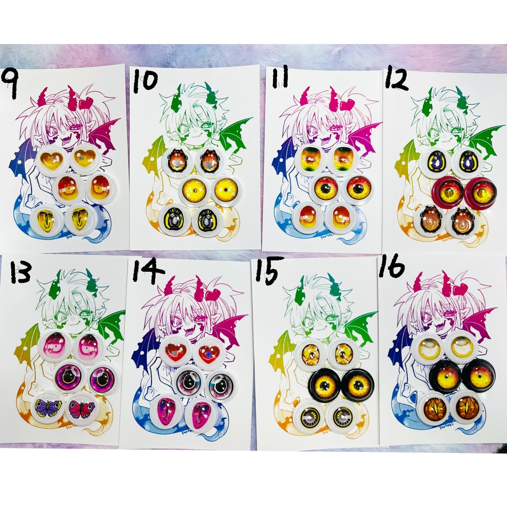 リトでびアイ(カボションアイ)MDDなどに 3つ入りセット