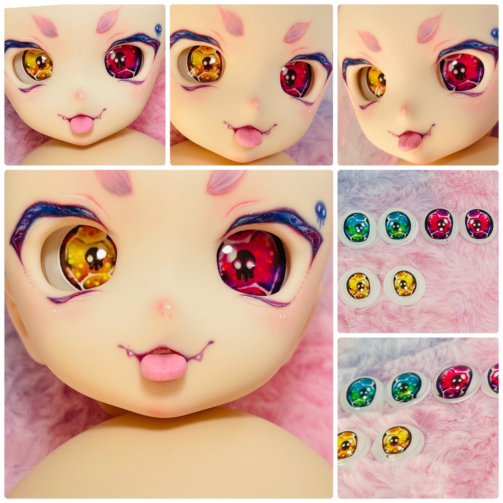 リトでびアイ(カボションアイ)MDDなどに 3つ入りセット