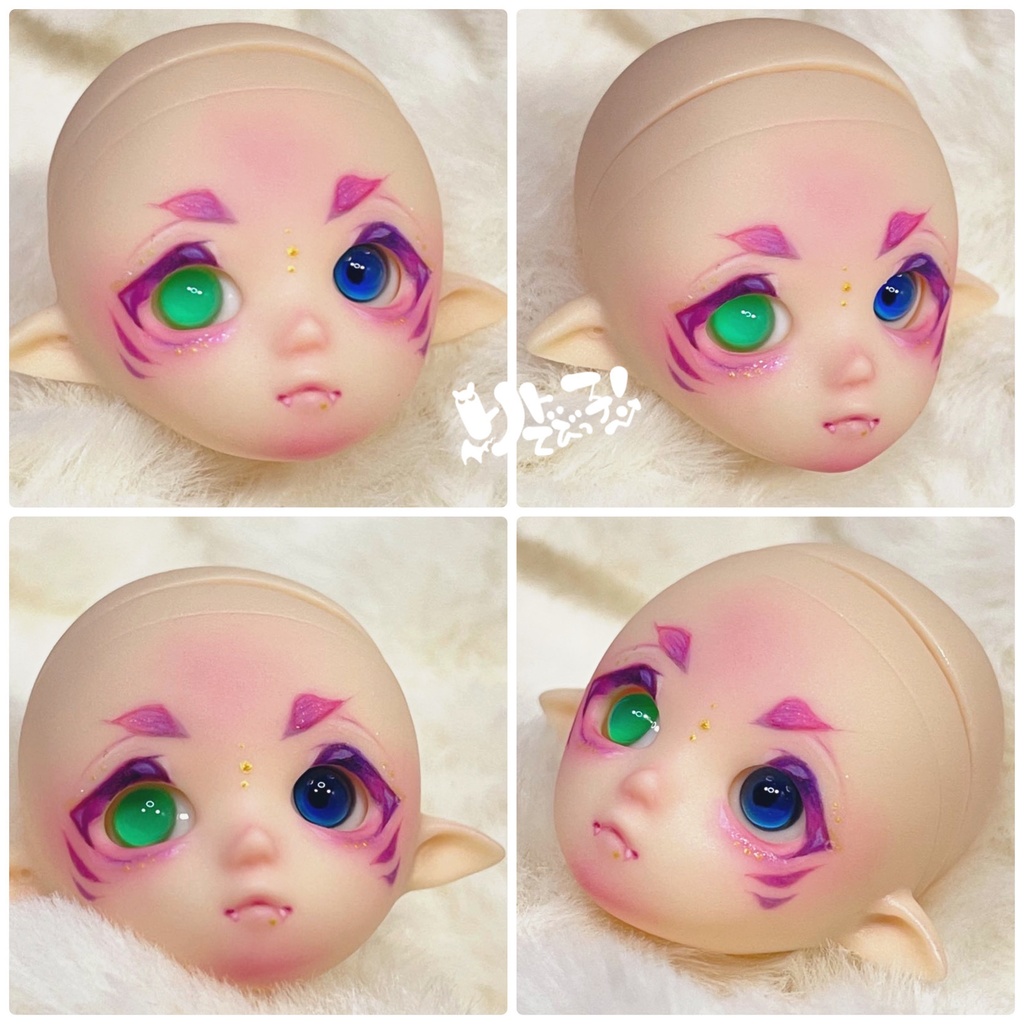 プチフェアリーヘッド カスタム(手作りグラスアイ付き)