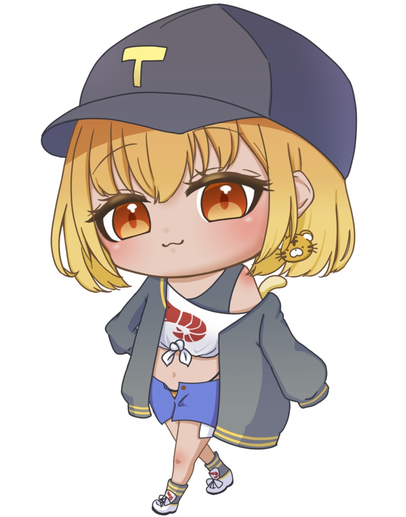 ティナちゃんのちびキャラアクキー