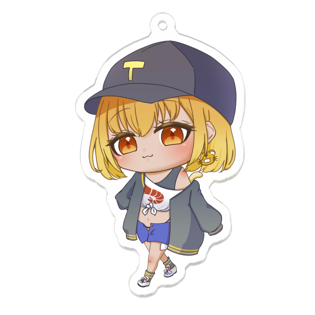ティナちゃんのちびキャラアクキー