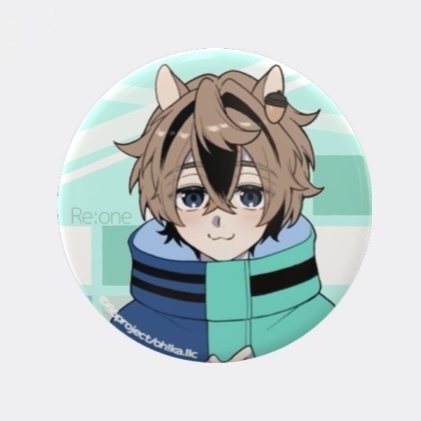 まる缶バッチ(等身)旧バージョン